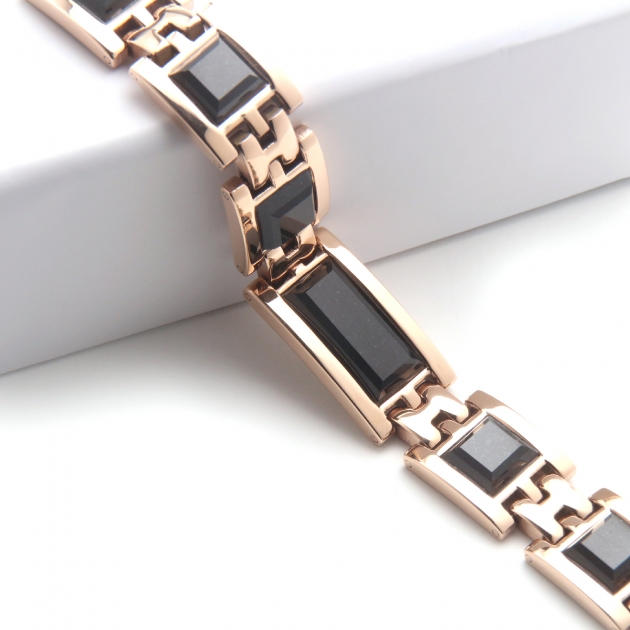 健康黑翡翠鍺手鍊 2