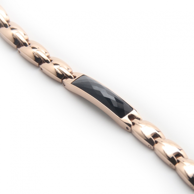 經典黑翡翠健康鍺手鍊 2