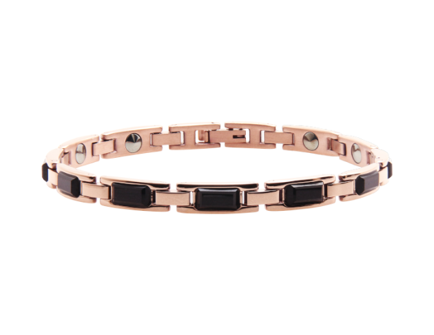 健康黑翡翠鍺手鍊