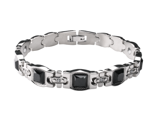 黑翡翠健康鍺手鍊