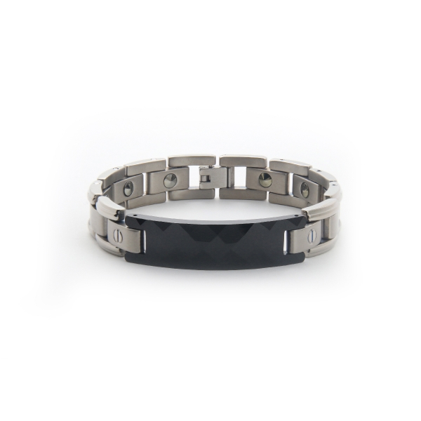 遠紅外線黑翡翠健康鍺手鍊